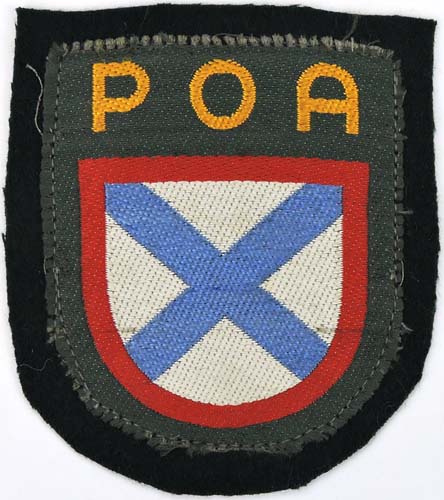 GERMAN ARMY RUSSIAN TEREK COSSACKS VOLUNTEERS SHIELD insignia patch for sleeve 